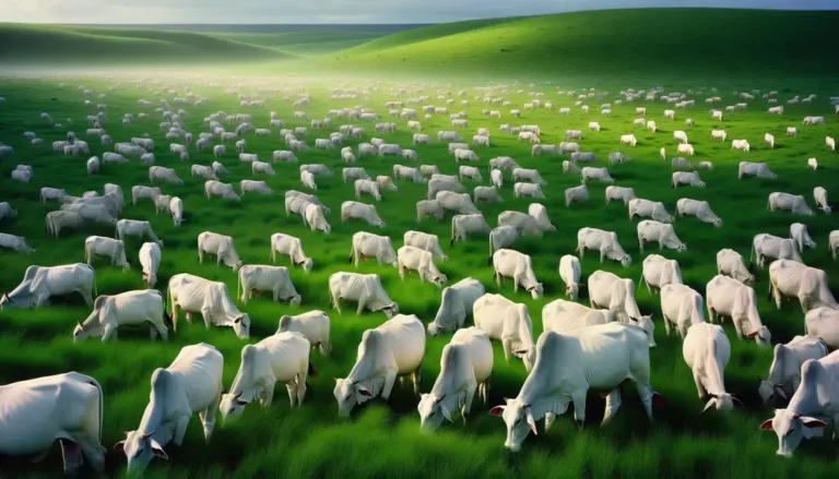 Gado Nelore de corte criado em pasto natural