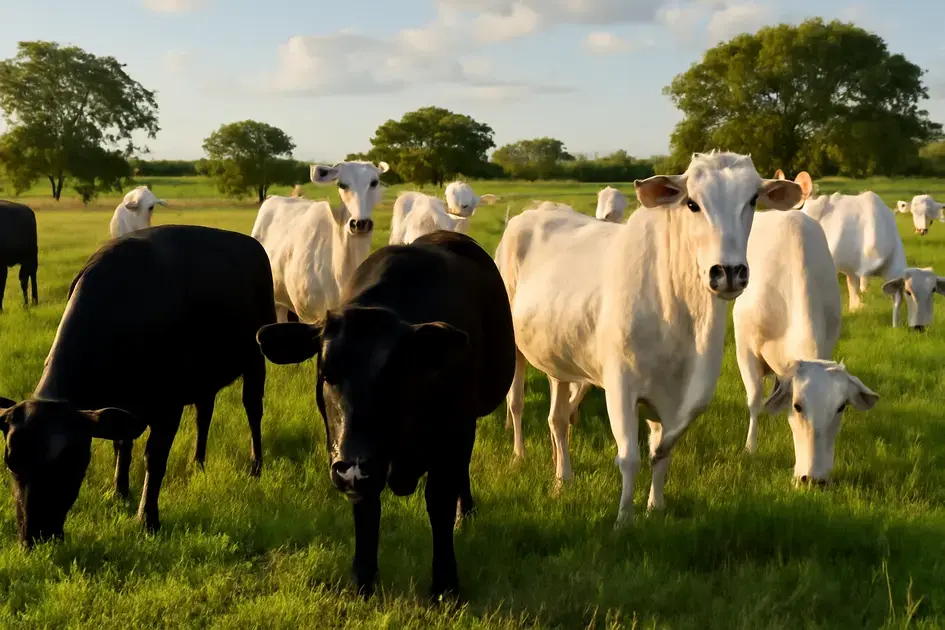 Cruzamento de Angus com Nelore para ganho de peso em pastagem